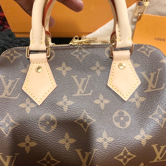 🆕💜Louis Vuitton ADJUSTABLE SPEEDY BANDOULIÈRE 20 Black Strap - Picture 13 of 17